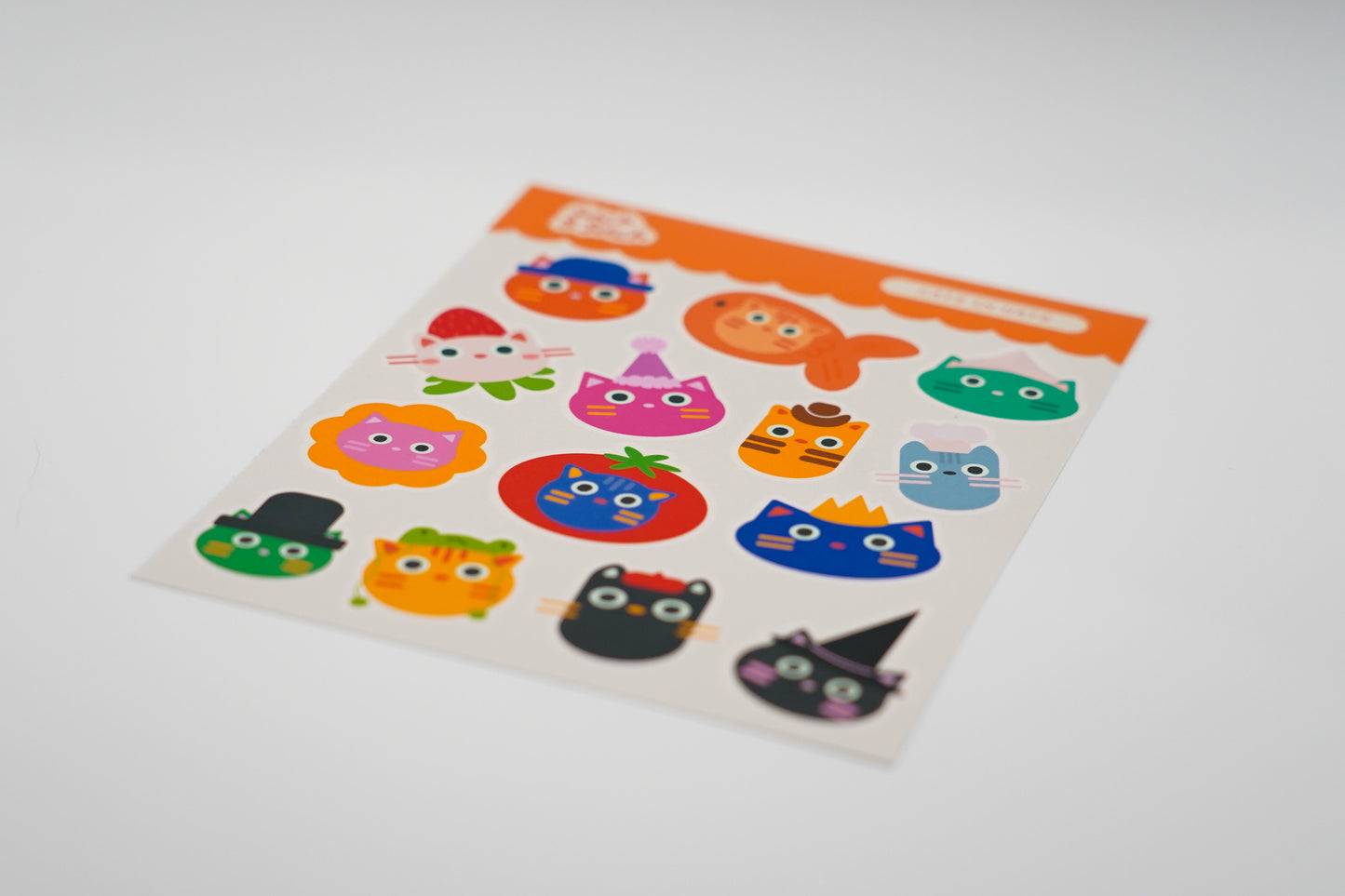 Cats in Hats Sticker Sheet