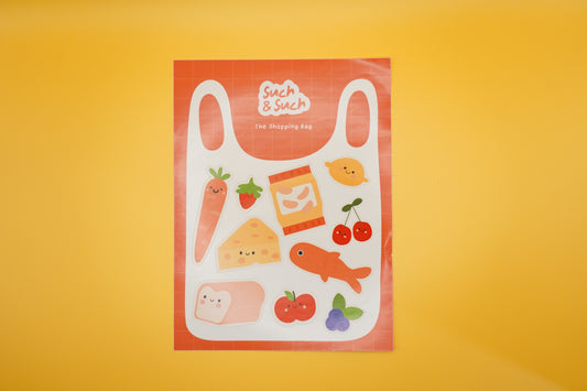 Shopping Bag Sticker Sheet