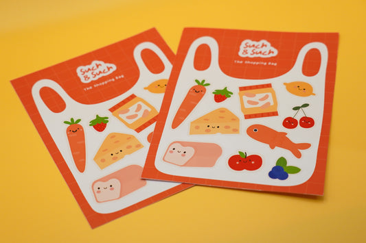 Shopping Bag Sticker Sheet