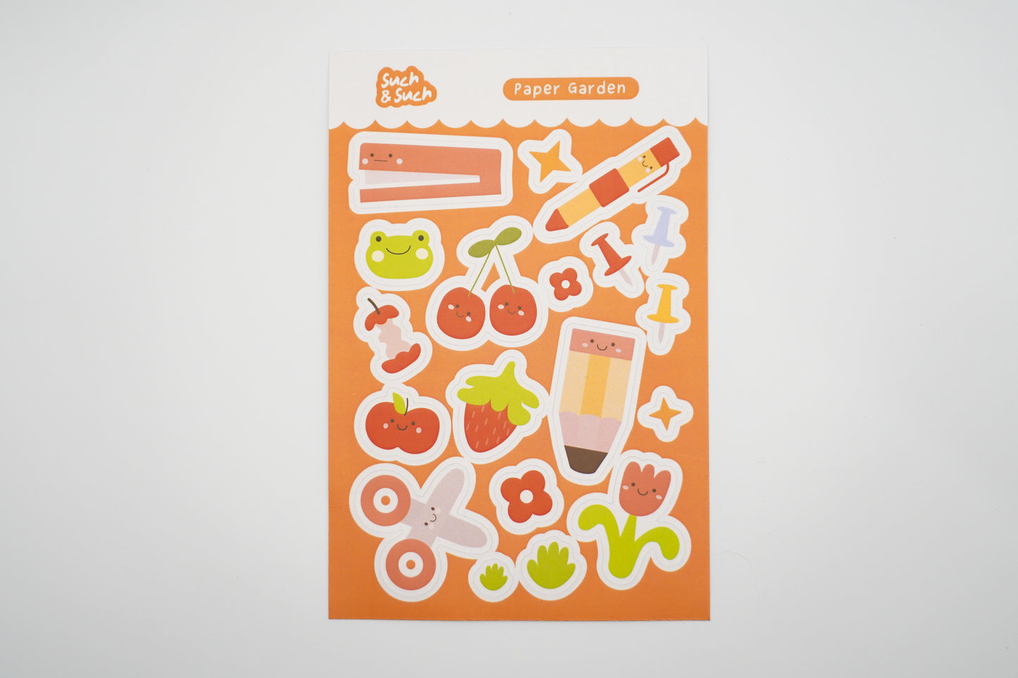 Stationery Garden Sticker Sheet