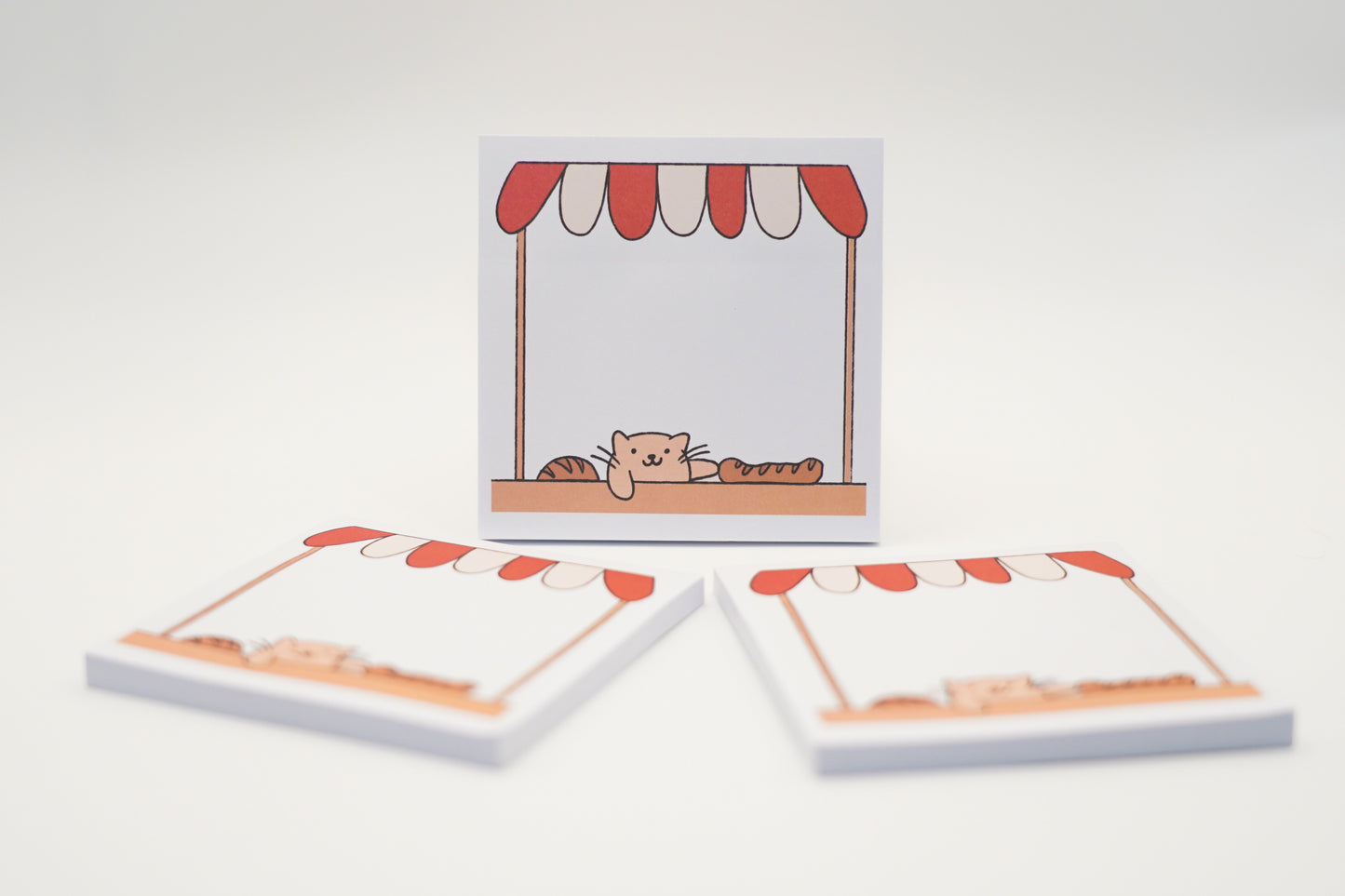 Market Kitty Post-It Notes