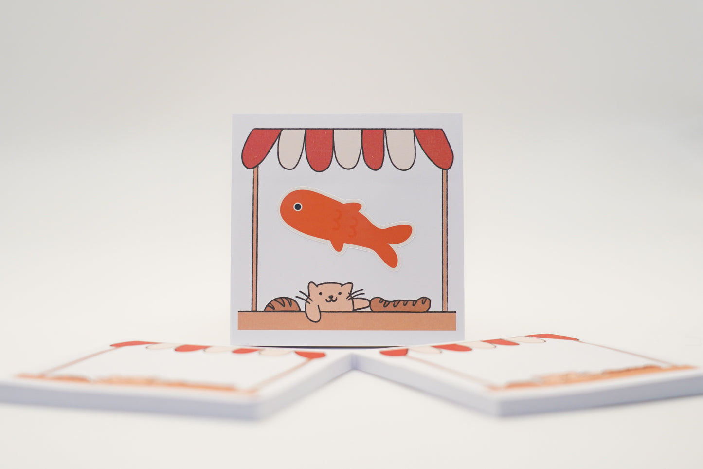 Market Kitty Post-It Notes
