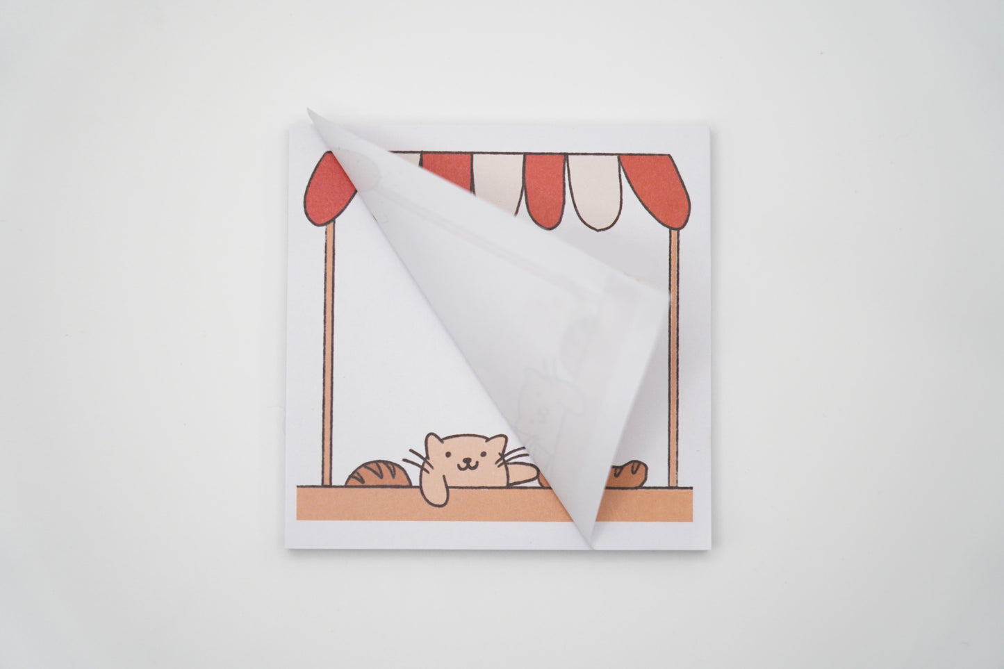 Market Kitty Post-It Notes